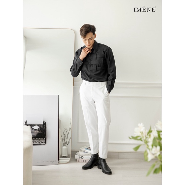 SƠ MI TAY DÀI IMENE ĐAN NGỰC