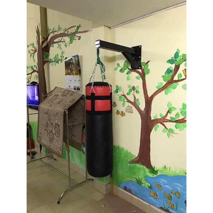 Bao đấm cát boxing đã dồn sẵn dùng tập tại nhà, bao cát tập gym tặng kèm găng bao tay boxing đấm bốc Zooboo chính hãng