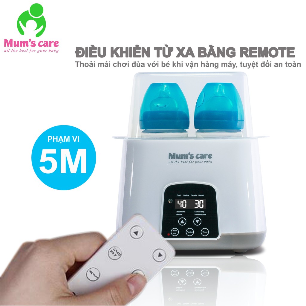 Máy hâm sữa và tiệt trùng bình sữa Mum's Care 6 chức năng