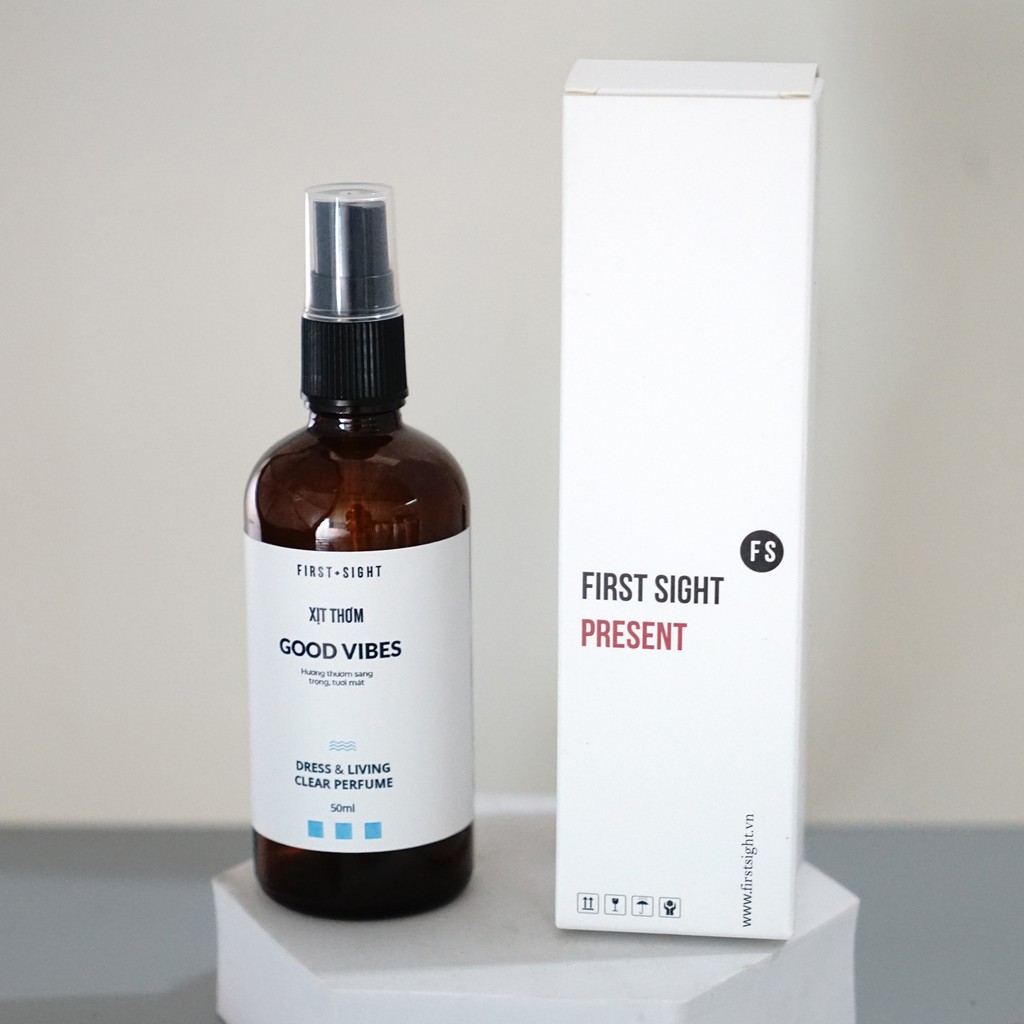 Chai xịt thơm đa năng dung tích 50ml hương nước hoa First Sight xịt thơm tinh dầu cao cấp