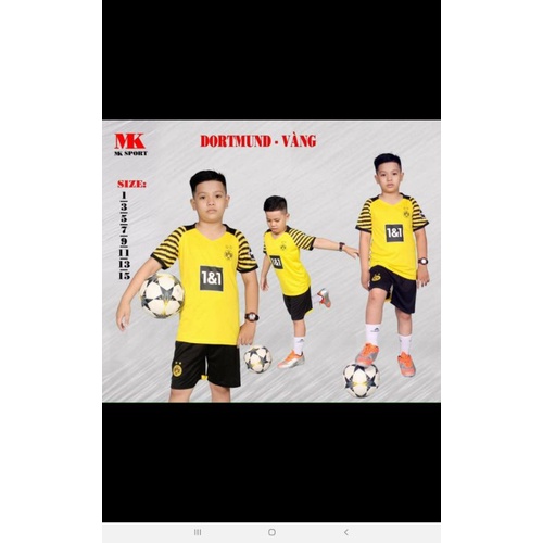 Áo đá bóng trẻ em 2021