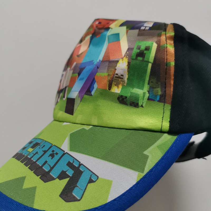 Minecraft Mũ Lưỡi Trai Họa Tiết Hoạt Hình Phong Cách Hip Hop Cho Bé