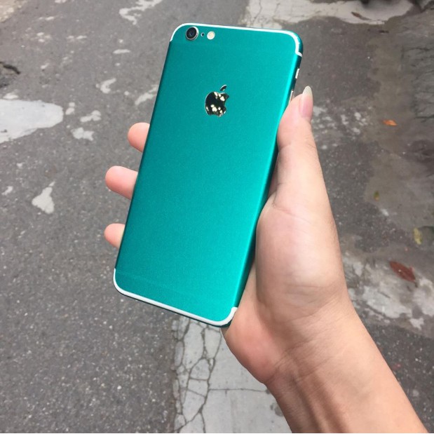 [ Hot_Sale ] (10 Màu )Dán Skin Nhôm Xước IPhone 6plus 7plus 8plus Ip7 Ip8