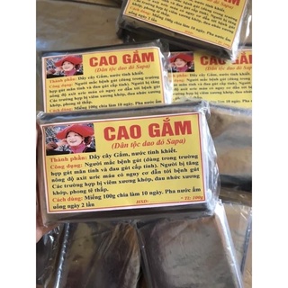 100g Cao gắm Hàng Xịn loại Cứng hỗ trợ đau khớp Gout