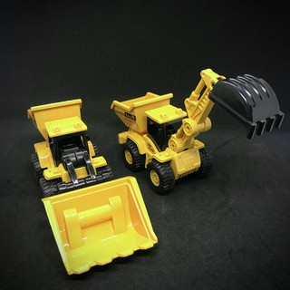 Đồ chơi xe ủi, máy xúc nhựa cứng, màu sắc rõ nét, mẫu mới 2021 - Ô tô CY288979