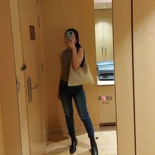 Túi tote cói thời trang đi du lịch đi biển RoxybyKris