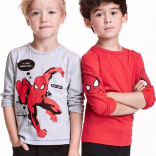 2 áo bé trai cotton hm 2-10 y