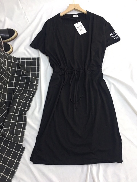 Đầm dáng suông -Váy suông có dây thắt eo in hình chú"VỊT" dáng dài | BigBuy360 - bigbuy360.vn