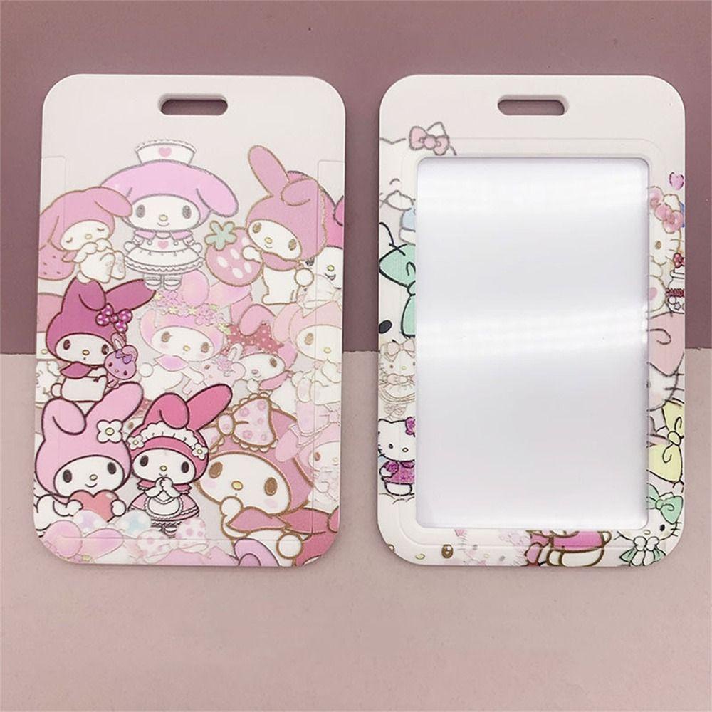 Dây Đeo Thẻ ID / Thẻ Ngân Hàng Hình Hello Kitty Dễ Thương Giá Đỡ