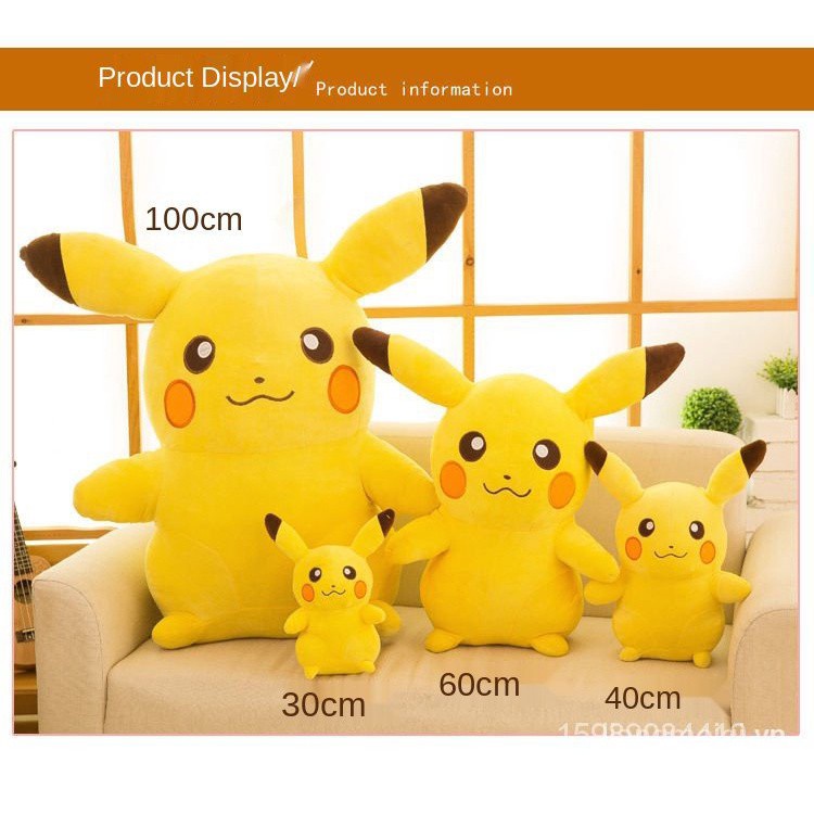 Thú Nhồi Bông Hình Pikachu Đáng Yêu