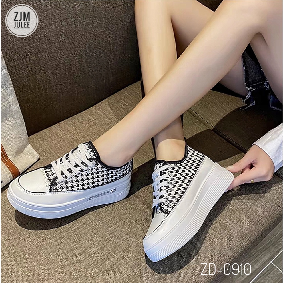 [NEW] Giày độn đế nữ ZD-0910 - giày thể thao ulzzang tăng chiều cao