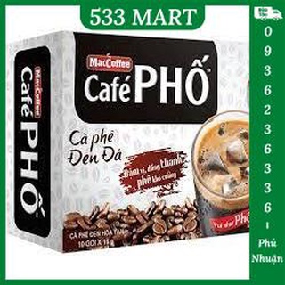 Cafe Phố đen đá hộp 10 gói x 16g