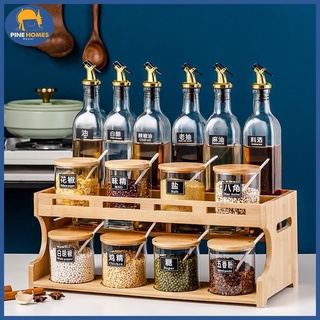 Bộ đựng gia vị gốm sứ kèm thìa sứ và miếng dán