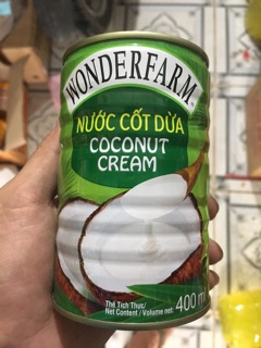 Nước cốt dừa Wonderfarm 400Ml