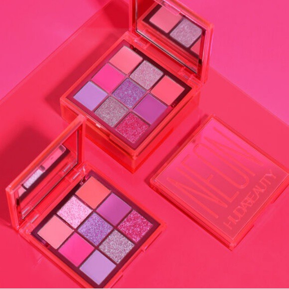 Neon Pink Obsessions Hudabeauty - Bảng Phấn Mắt 9 ô 1.1g