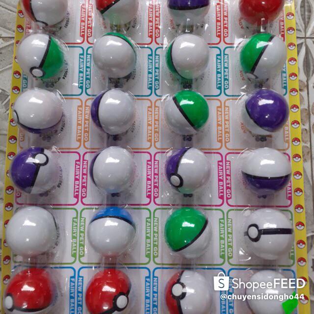 Vỉ quả cầu Pokemon 24 trứng - Có thú pokemon trong trứng ( hàng sẵn )