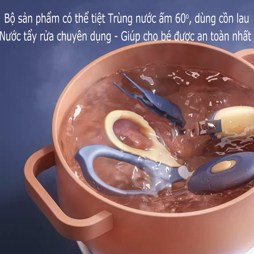 Bộ bấm móng tay cho bé, cắt móng tay cho bé sơ sinh an toàn.