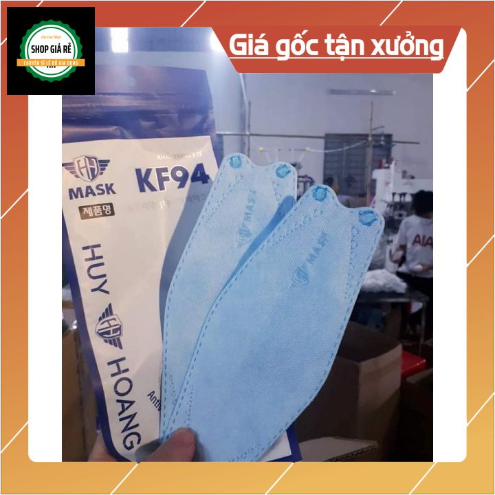 Khẩu trang KF94 4 lớp hàn quốc hợp thời trang chống bụi siêu mịn (set 10 cái) | BigBuy360 - bigbuy360.vn