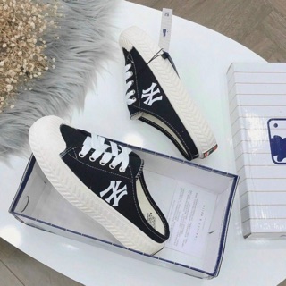 [Ảnh thật+video]Giầy thể thao sneaker Sục ML.B ny đen hàng đẹp cho nữ