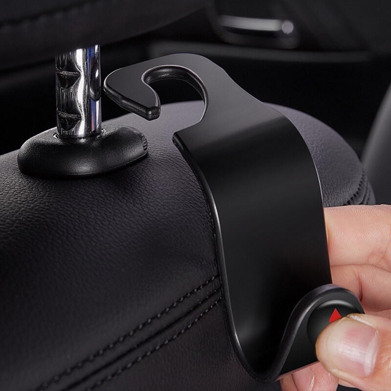 Bộ 4 móc treo đồ gắn sau ghế xe hơi Mitsubishi ASX EVO Lancer Montero Mirage L300 Outlander Pajero G4