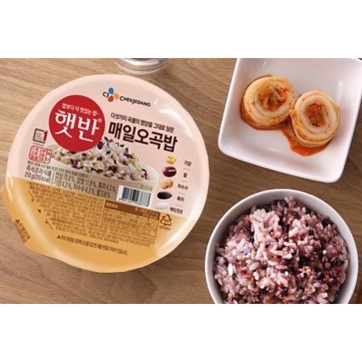 [CJ] Cơm Ngũ Cốc Ăn Liền - [CJ] 햇반 매일오곡밥 210G