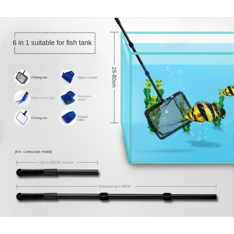 Lưới Vớt Bã Nhờn Vệ Sinh Bể Cá Cảnh Tiện Dụng