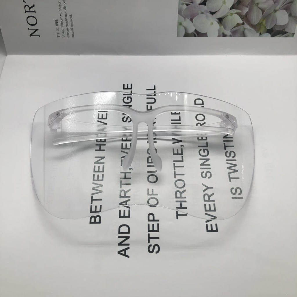 Kính mát trong suốt che nửa mặt chống sương mù