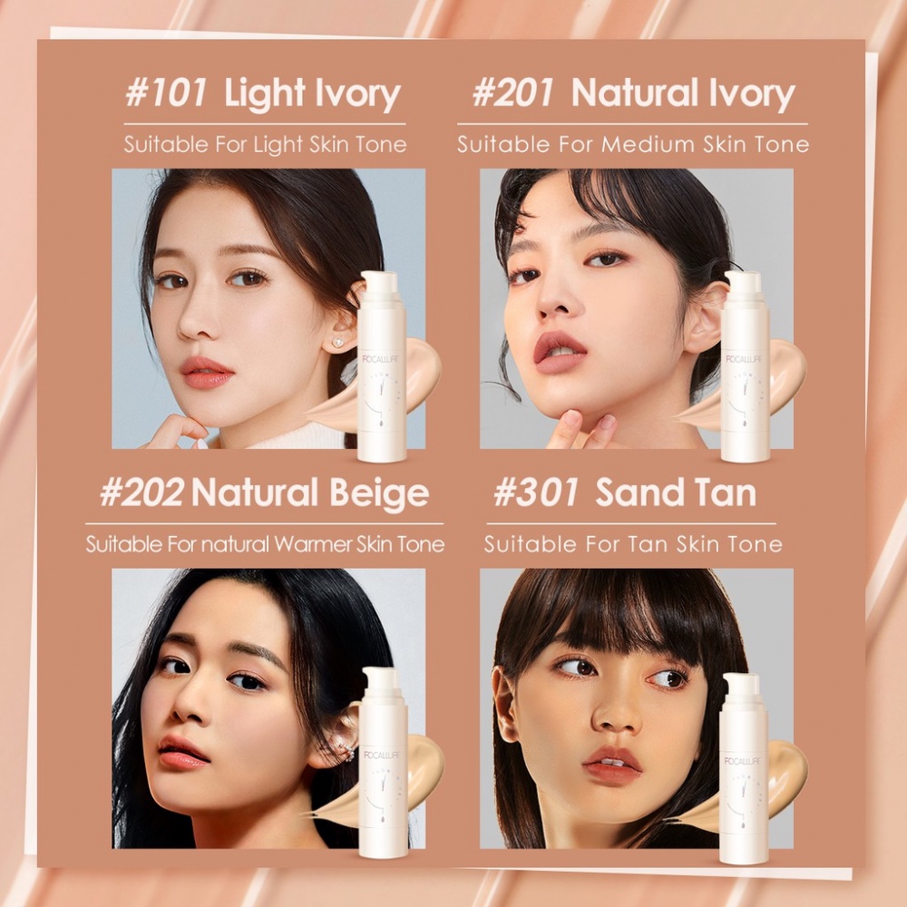 Kem nền FOCALLURE chống thấm nước và lâu trôi cao cấp