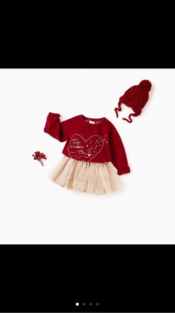 Set zara nỉ xinh cho bé gái