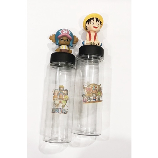 Bình nước chopper đầu nổi BNDN2 500ml one piece hoạt hình cute dễ thương