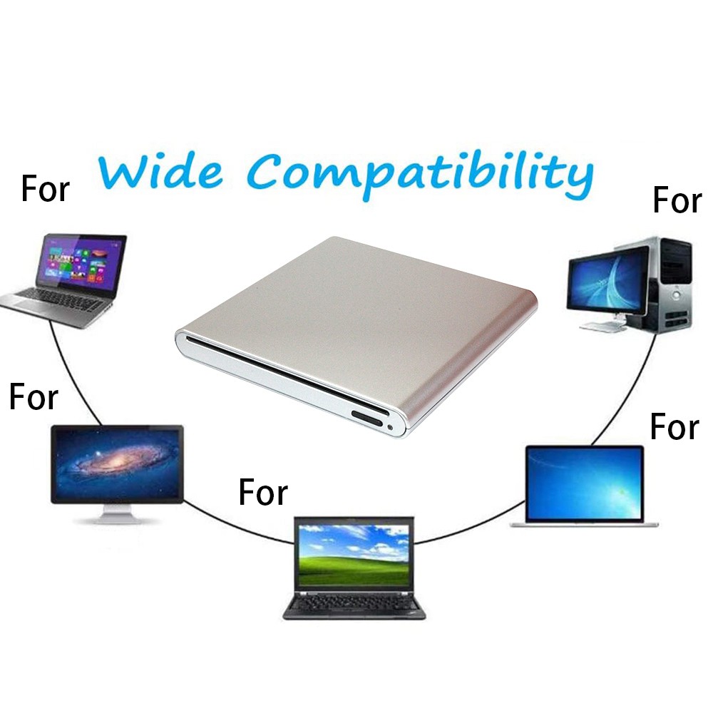 Ổ Đĩa Quang Cd Dvd Usb 3.0 Cho Laptop