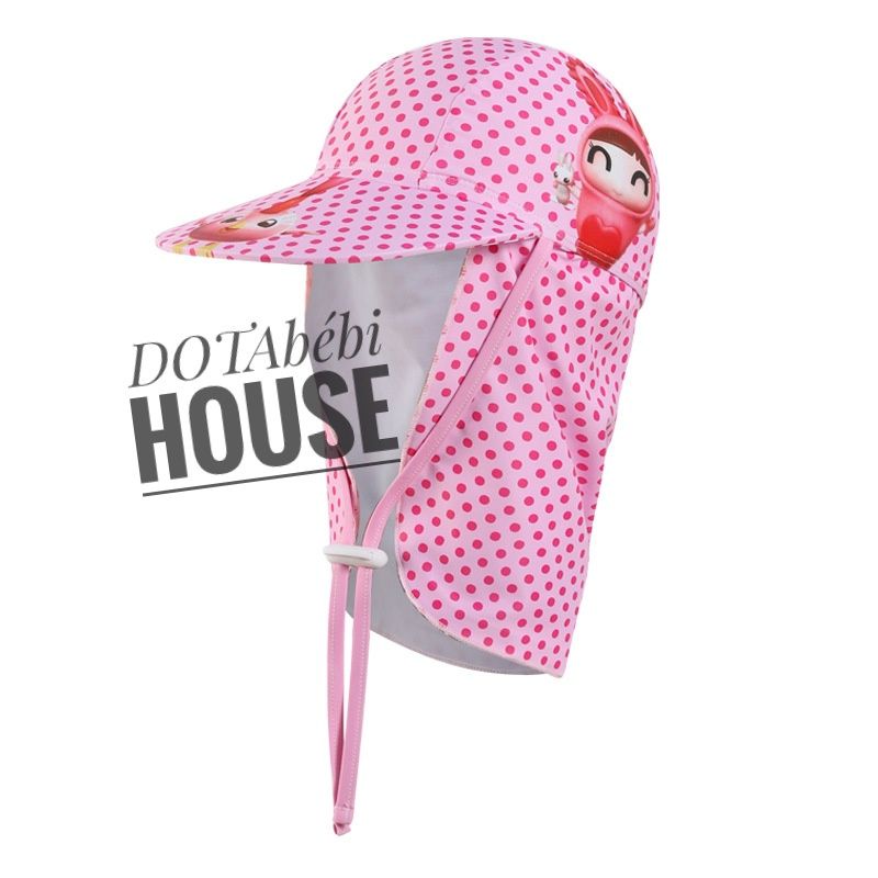 ( SIZE TO )Mũ nón bơi đi biển che gáy chống nắng cho bé, người lớn - DOTAbébi HOUSE