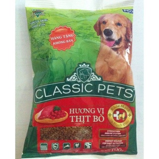 Thức ăn cho chó trưởng thành vị thịt bò classic pets dog -Katy Shop