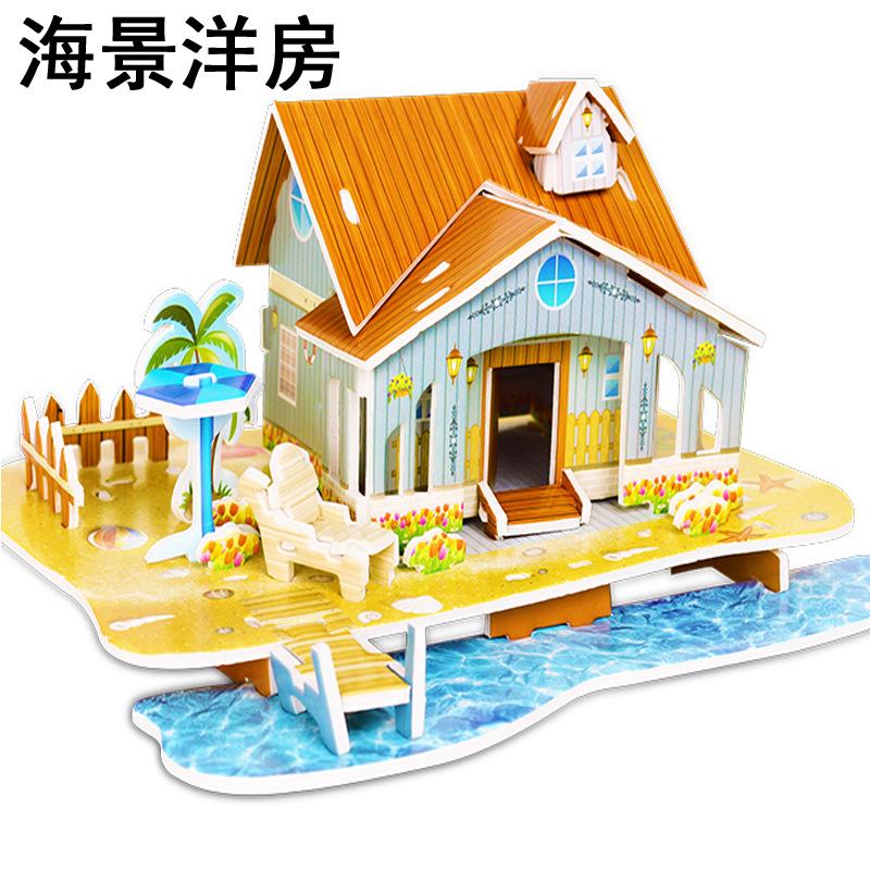 Bộ lắp ráp mô hình máy bay giấy 3D cho bé