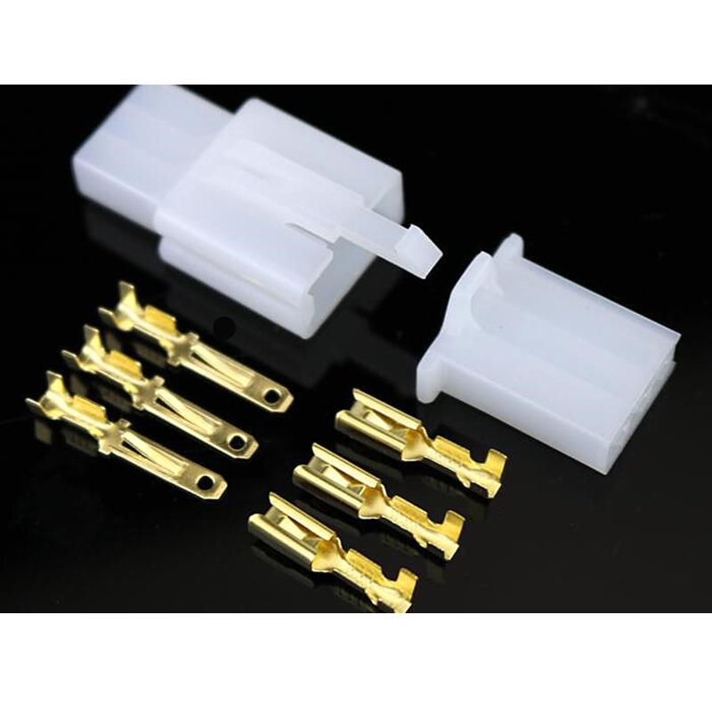 Set 5 Đầu Nối Dây Cáp 2.8mm 2 / 3 / 4 / 6 / 9p Cho Còi Xe Máy