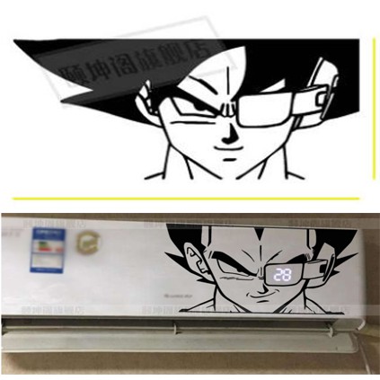 Decan Songoku dán điều hòa