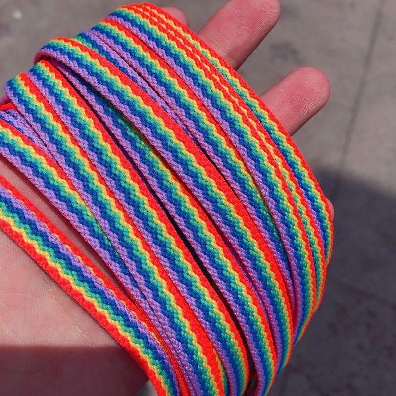 Hàng Có Sẵn! Dây Giày Bằng Vải Canvas 80 / 100 / 120 / 140 / 160 CM Nhiều Màu Sắc