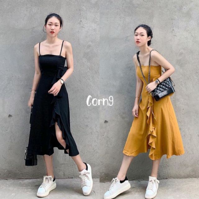 [Corn9] ĐẦM MIDI 2S BÈO TẦNG