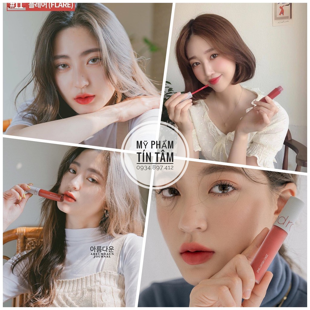 [SALE] Son kem lì ROMAND ZERO VELVET TINT Hàn Quốc Chính hãng