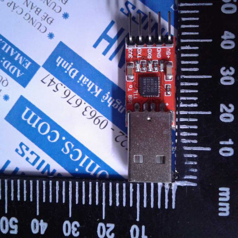 Module USB TO TTL CP2102 V2, dùng truyền dữ liệu nối tiếp UART KDE0376