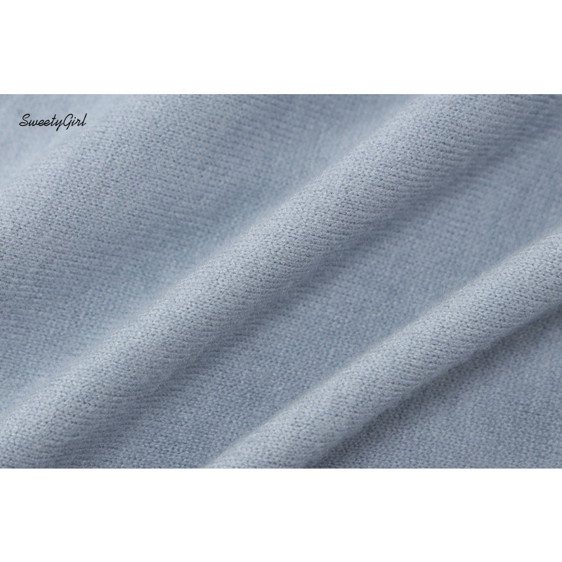 Bộ Áo Tay Dài Cổ Chữ V Khoét Sâu Màu Sắc Trơn Quyến Rũ Dành Cho Nữ 2022