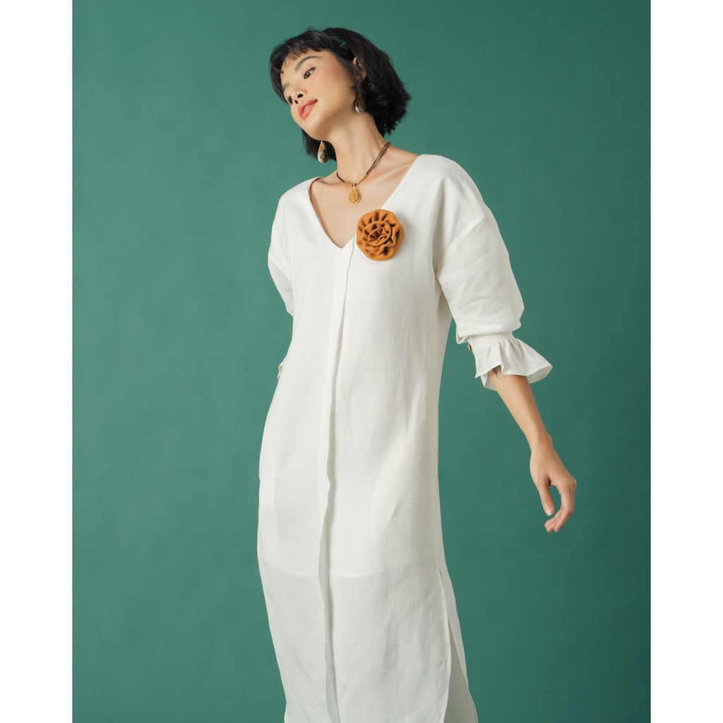 Đầm Linen Trắng F2 Fashion & Freedom