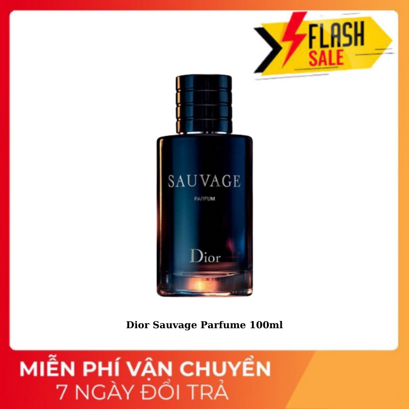 Nước hoa nam Dior Sauvage Parfum 100ml lưu hương 12h. Hàng chính hãng nhập khẩu Pháp hương thơm nam tính cuốn hút