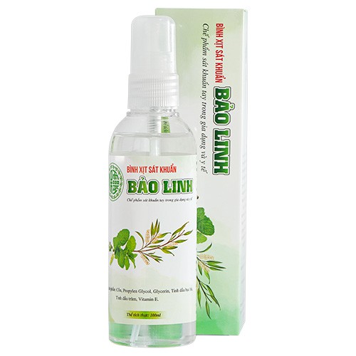 Bình Xịt Sát Khuẩn Tinh Dầu Bảo Linh 60ml - Hoàn toàn thiên nhiên, an toàn, tiện dụng [ZONESHOP] | BigBuy360 - bigbuy360.vn