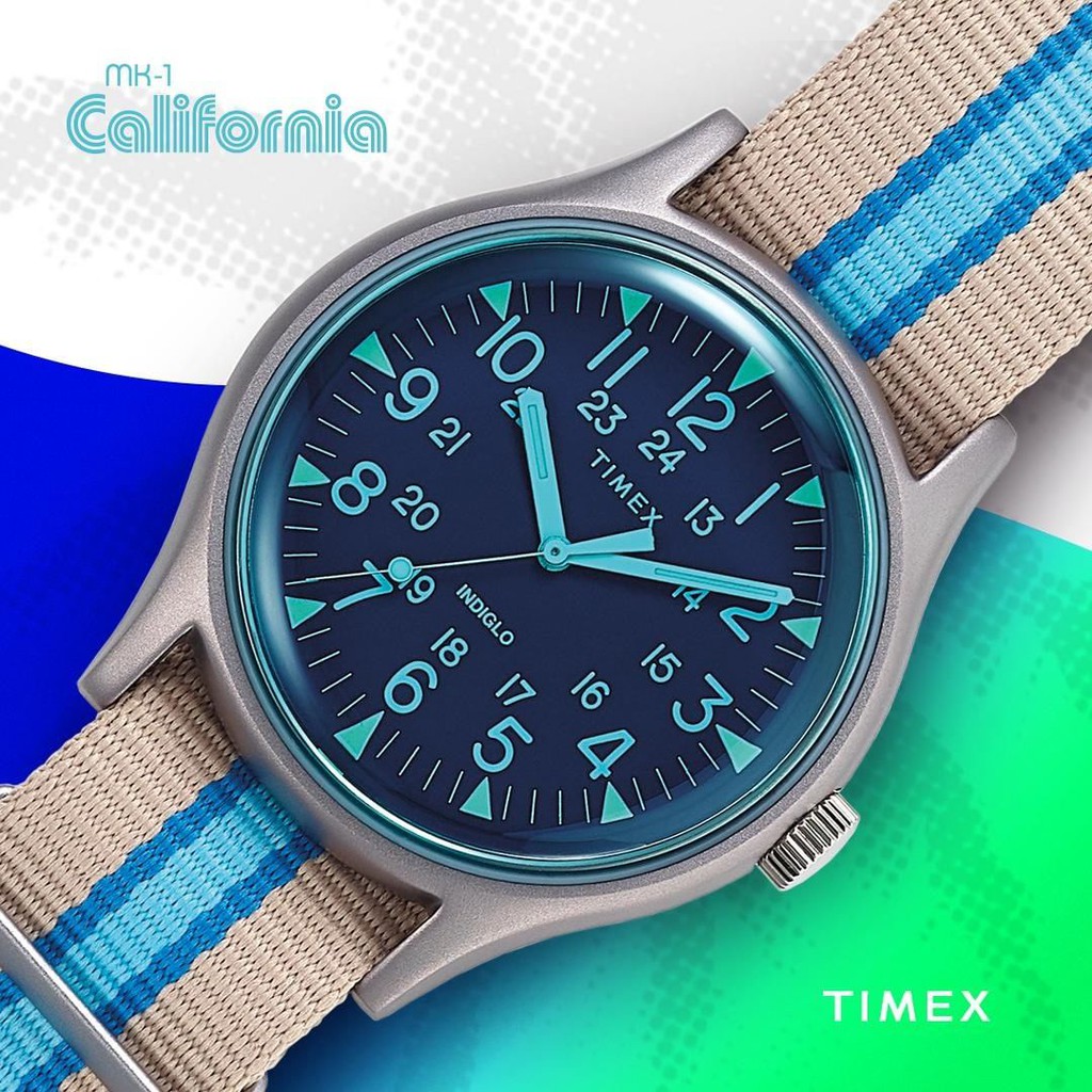 Đồng hồ Unisex Timex MK1 Aluminum California 40mm - TW2T25300