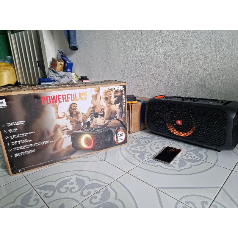 LOA JBL PARTYBOX ON THE GO likenew 99%