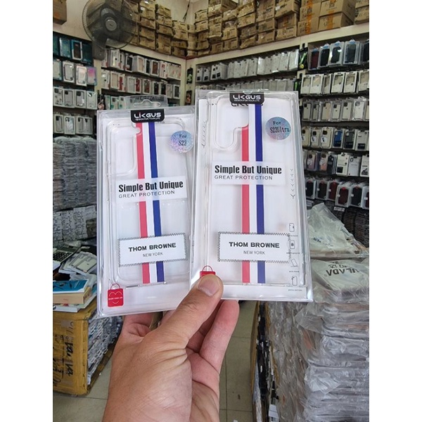 Ốp Samsung S22 Ultra , S22 , S22 plus ,  S21, S21 Plus , S21 Ultra hiệu Likgus ThomBrowne chống sốc chống ố trọn đời