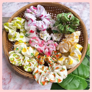 CỘT TÓC VẢI SCRUNCHIES HOẠ TIẾT -THỜI TRANG HÀN QUỐC NỮ PHỤ KIỆN GIÁ RẺ ĐẸP
