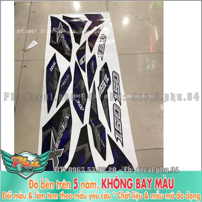 Tem rời Winner X Xanh đen (X) -1
