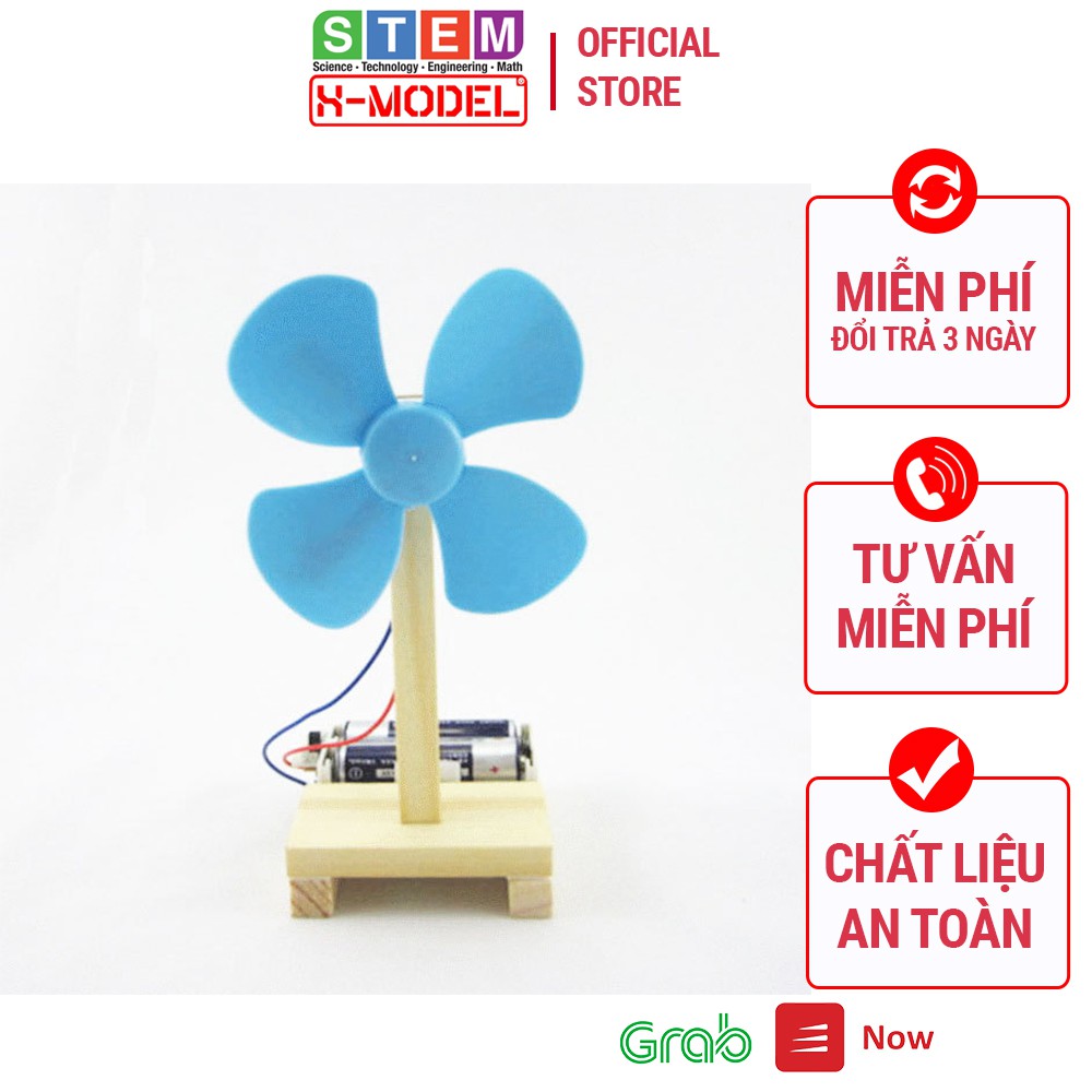 Bộ đồ chơi lắp ráp Quạt mô tơ chạy bằng pin, Đồ chơi sáng tạo cho bé ST8 XMODEL Đồ chơi tự làm DIY|Giáo dục STEM, STEAM